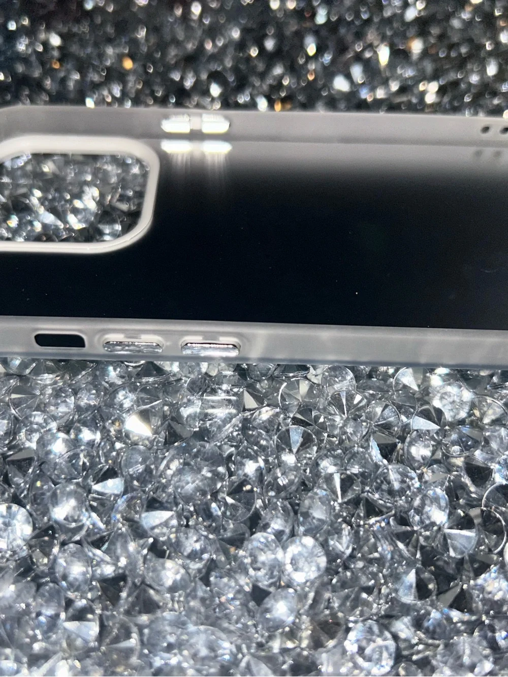 iPhone 15 Sleek Black Phone Case with Camera Protection